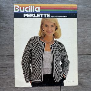 Vintage Bucilla Knit Patterns Leaflet Sweaters Camisole 4 Options Vol 814